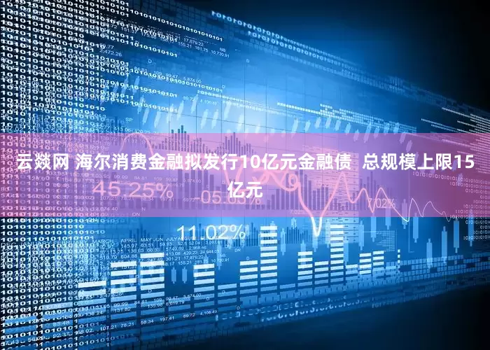 云燚网 海尔消费金融拟发行10亿元金融债  总规模上限15亿元